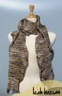 Multi Knit Scarf in Gold